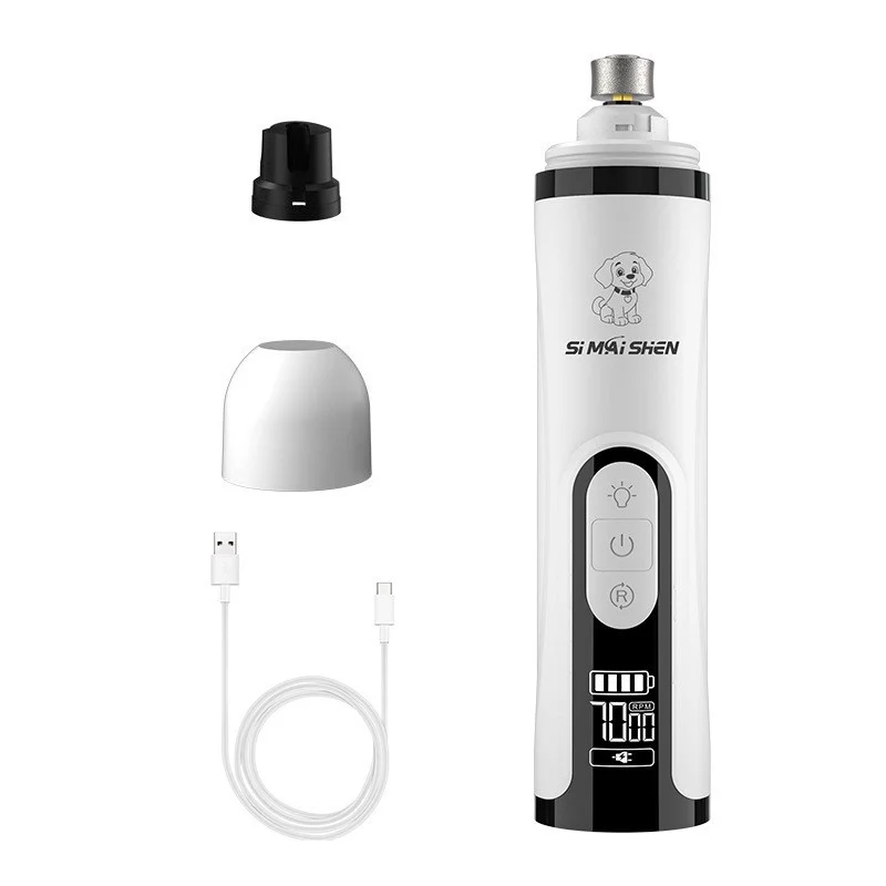 Pet Nail Grinder Highpower LED Dualightwith Bloodline Detection Electric And Rechargeable — image 3