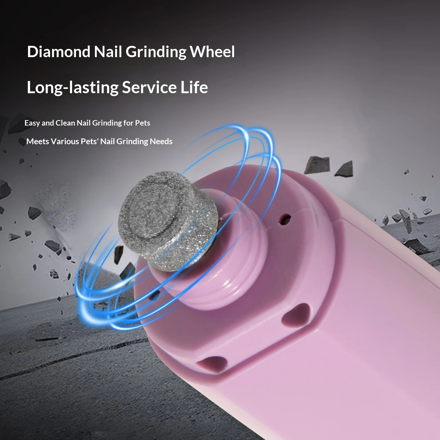 Pet Nail Grinder Rechargeable With Six-speed Adjustment — image 2