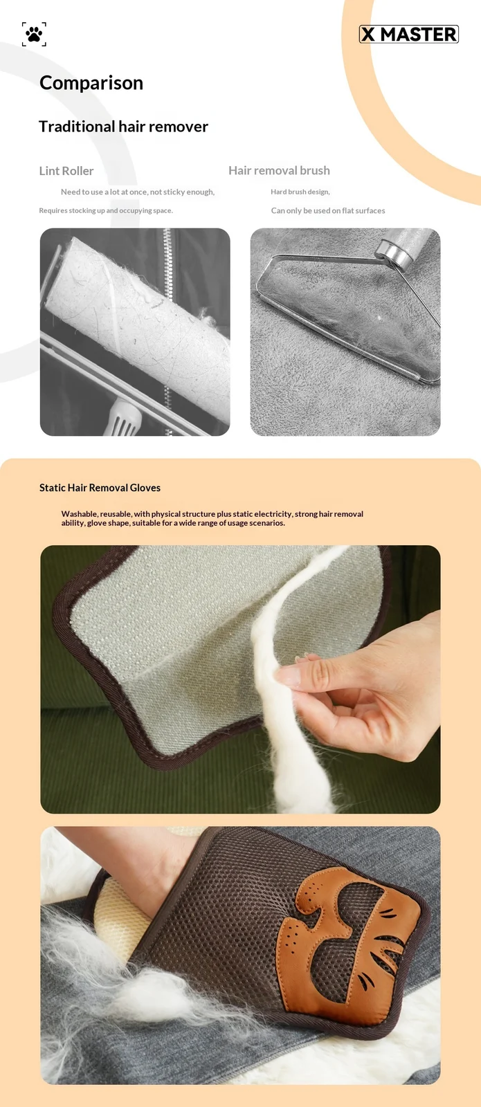 Pet Static Hair Removal Glove — image 5