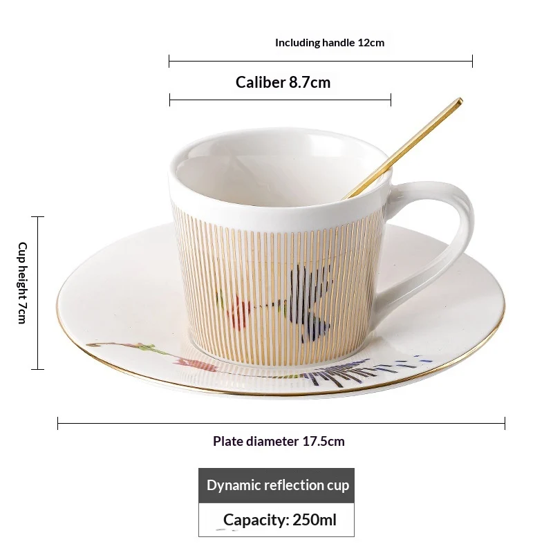 Physical Dynamic Reflection Ceramic Coffee Cup — image 2