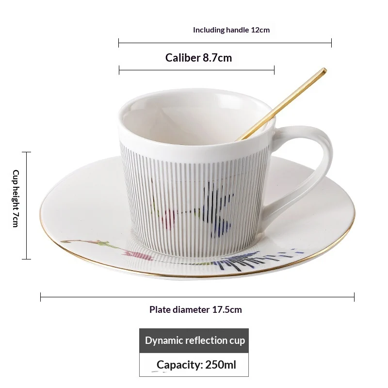 Physical Dynamic Reflection Ceramic Coffee Cup — image 8
