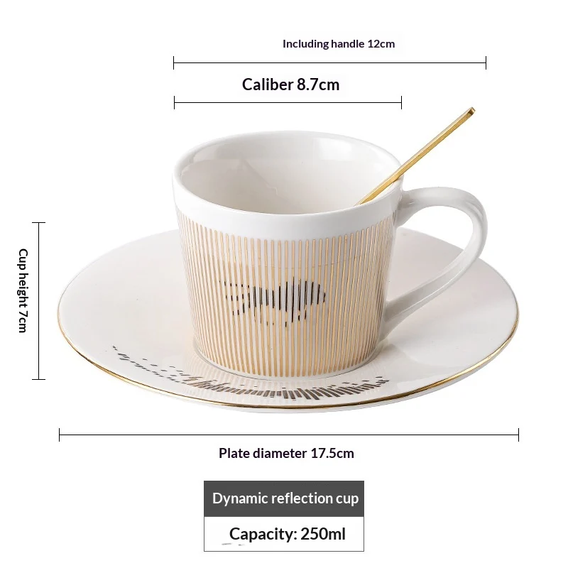 Physical Dynamic Reflection Ceramic Coffee Cup — image 4