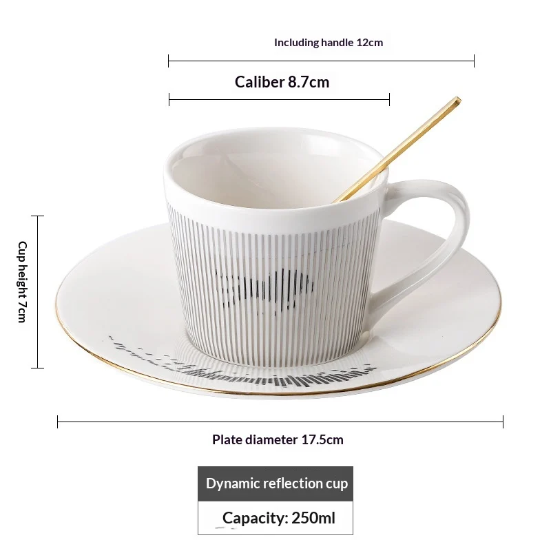 Physical Dynamic Reflection Ceramic Coffee Cup — image 7