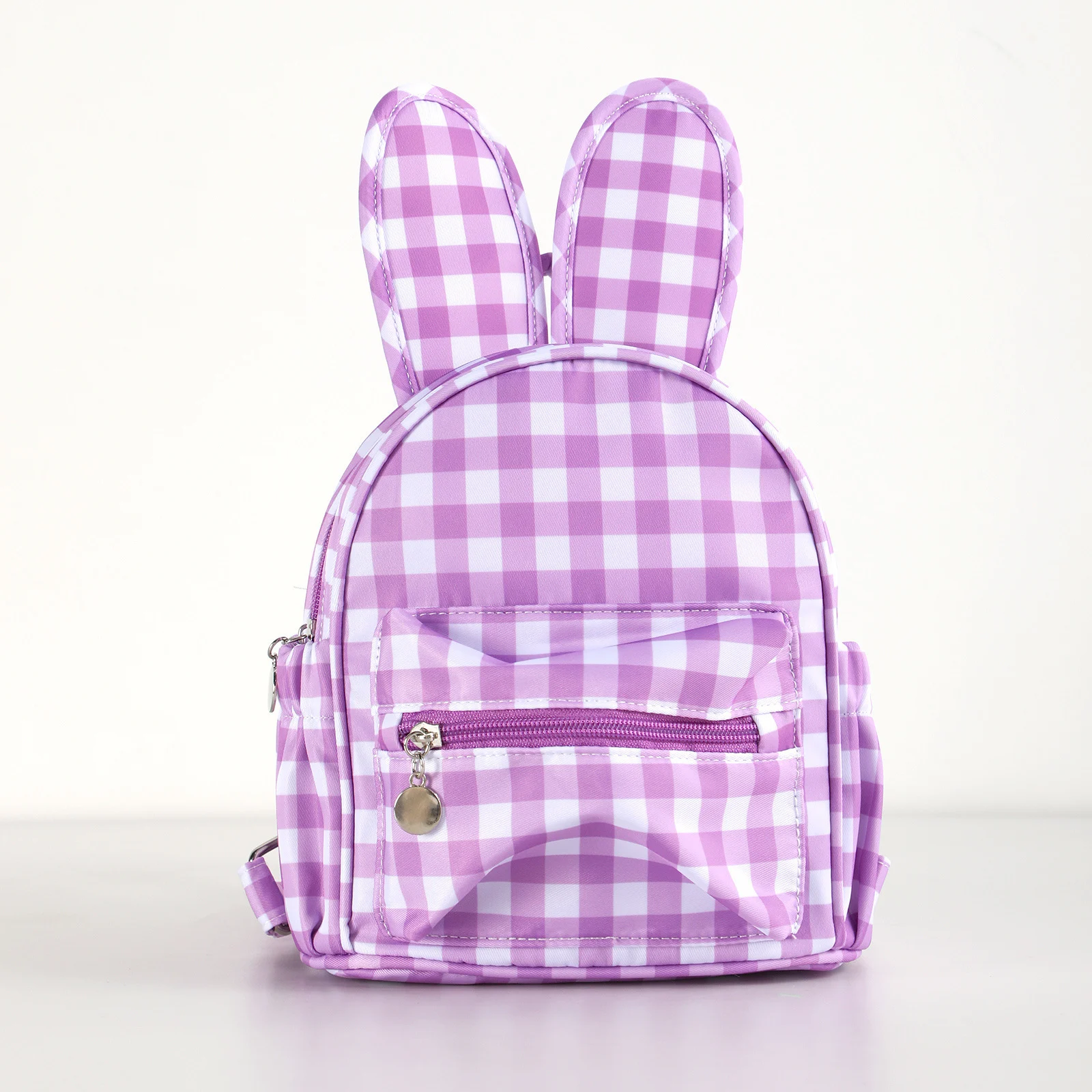 Plaid Portable Mini Elementary School Student Backpack — image 4