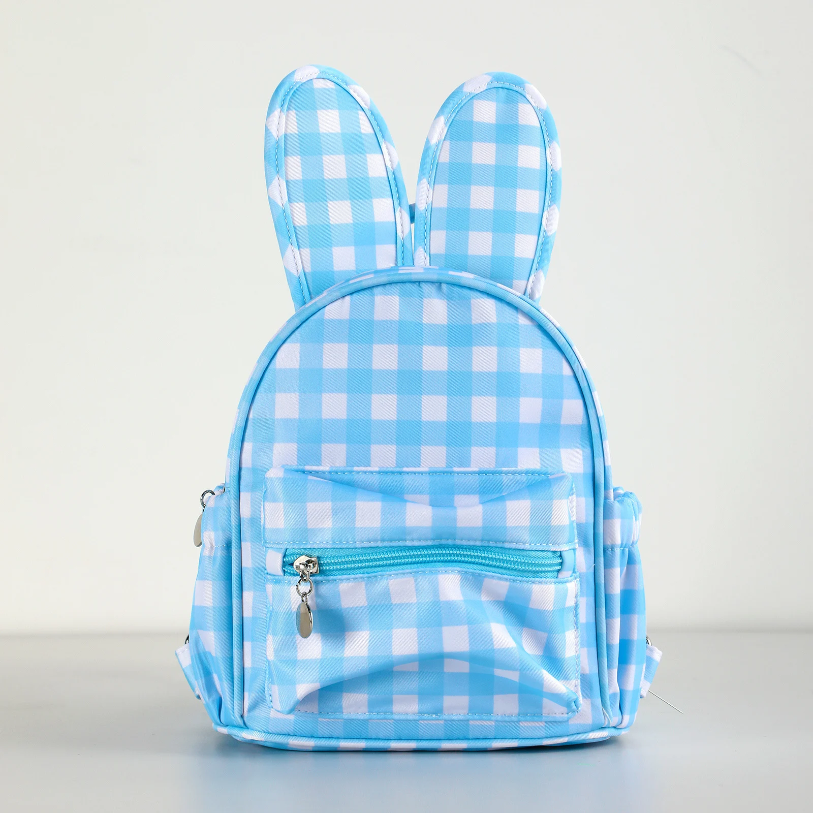Plaid Portable Mini Elementary School Student Backpack — image 1