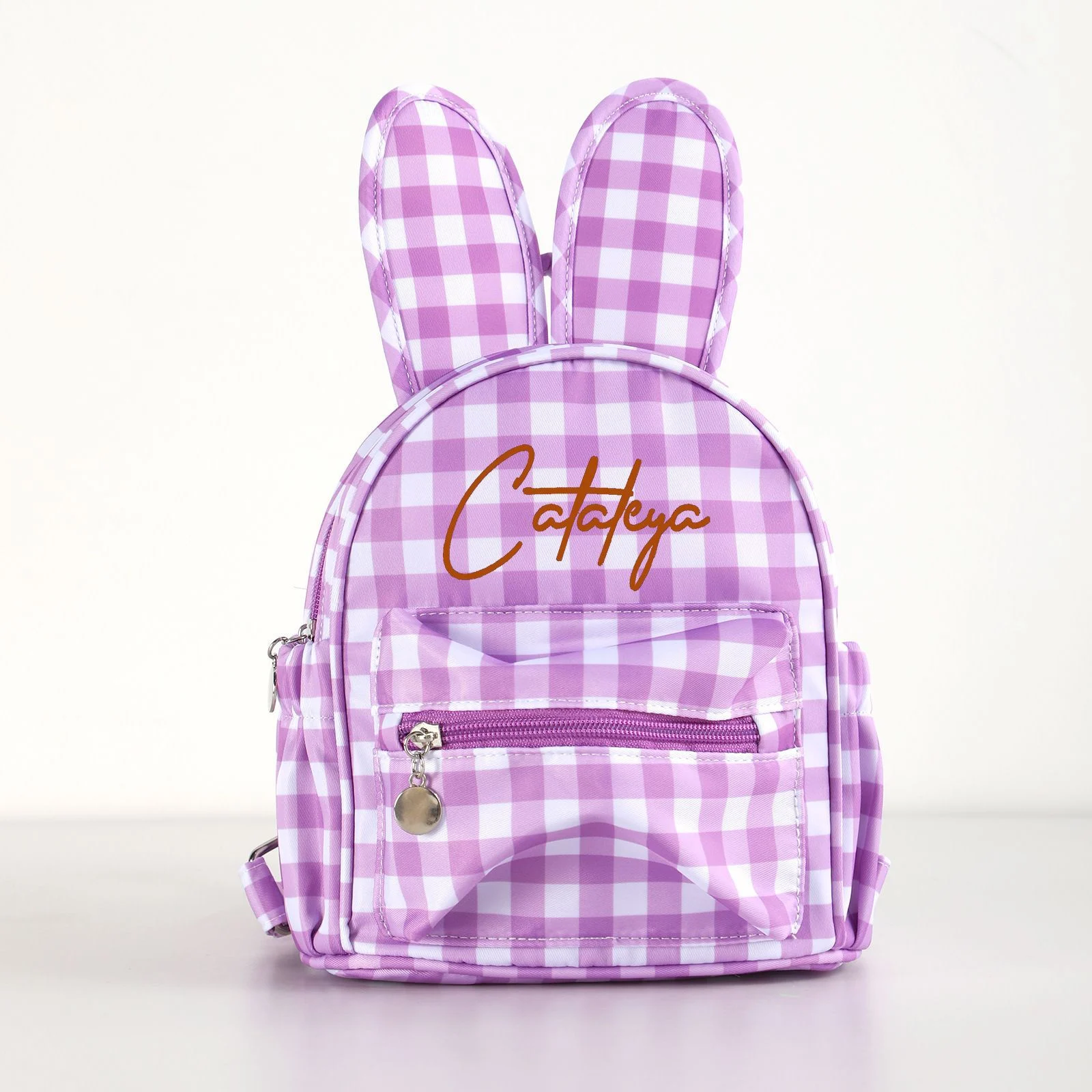 Plaid Portable Mini Elementary School Student Backpack — image 6