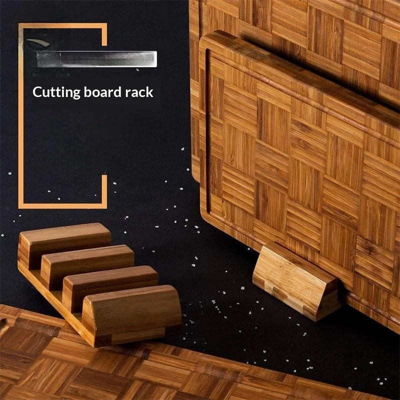 Plaid Wooden Roast Chicken And Steak Grilling Board Three-piece Set — image 2