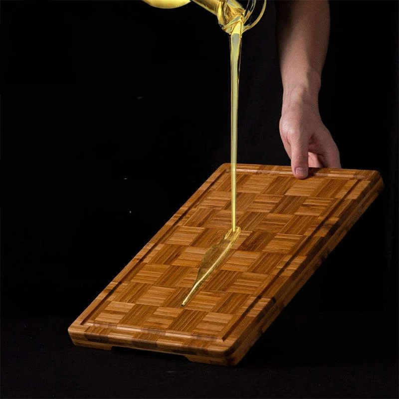 Plaid Wooden Roast Chicken And Steak Grilling Board Three-piece Set — image 3