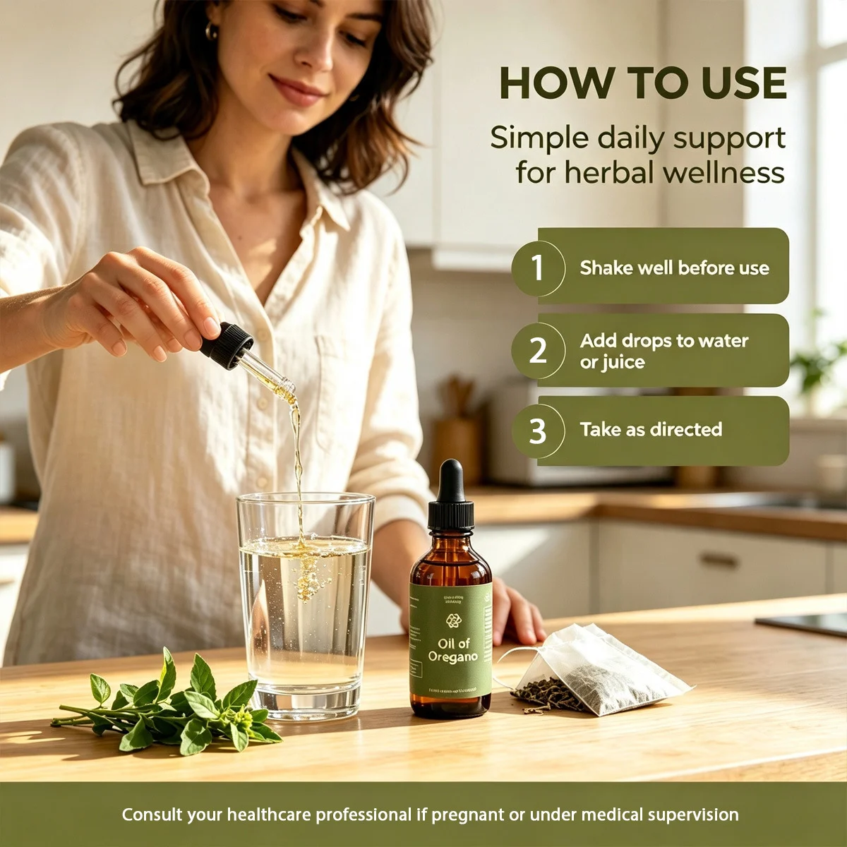 Plant-extract Oral Liquid A Daily Dietary Supplement Oil — image 2