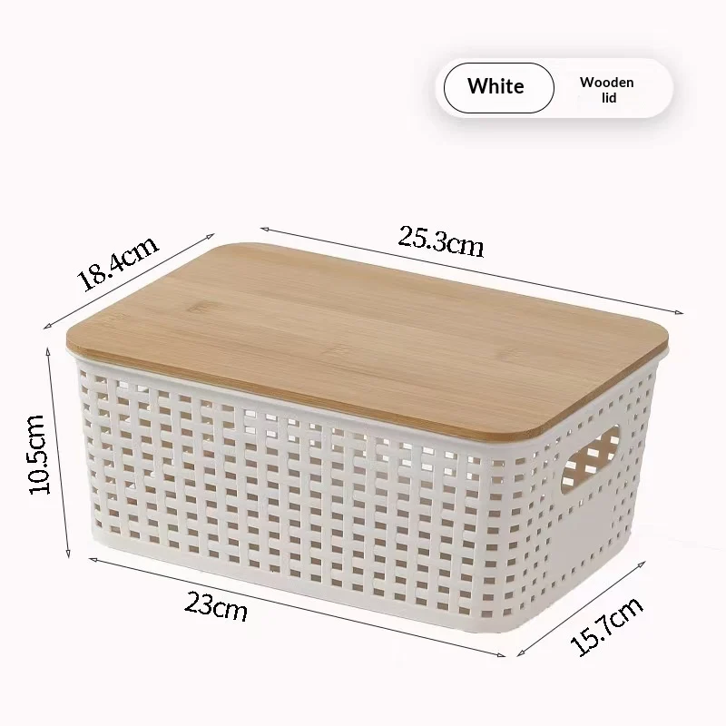Plastic Hollow-woven Storage Basket — image 11