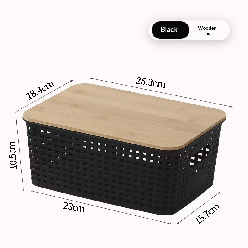 Plastic Hollow-woven Storage Basket — image 8