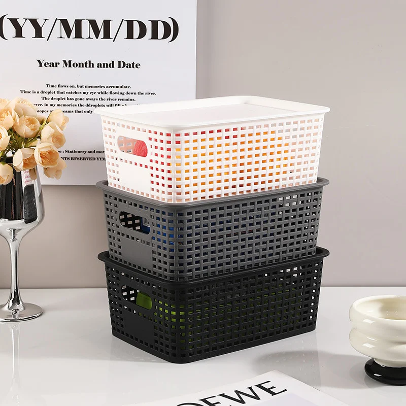 Plastic Hollow-woven Storage Basket — image 6