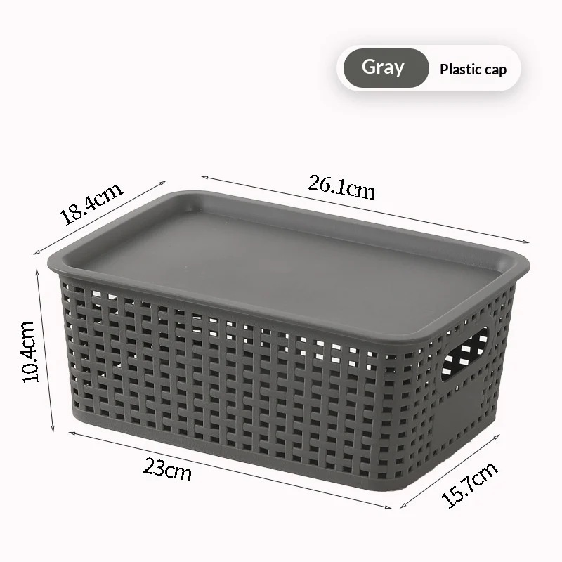 Plastic Hollow-woven Storage Basket — image 7