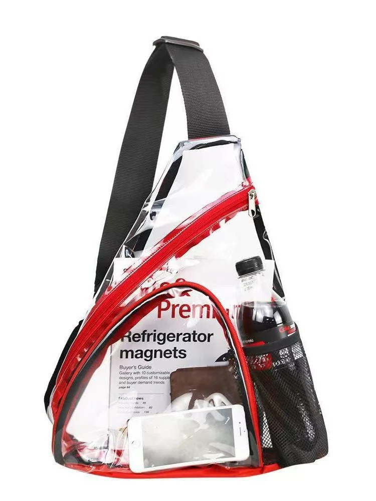 Plastic Transparent Single-shoulder Portable Crossbody Bag Waterproof And Large-capacity — image 7