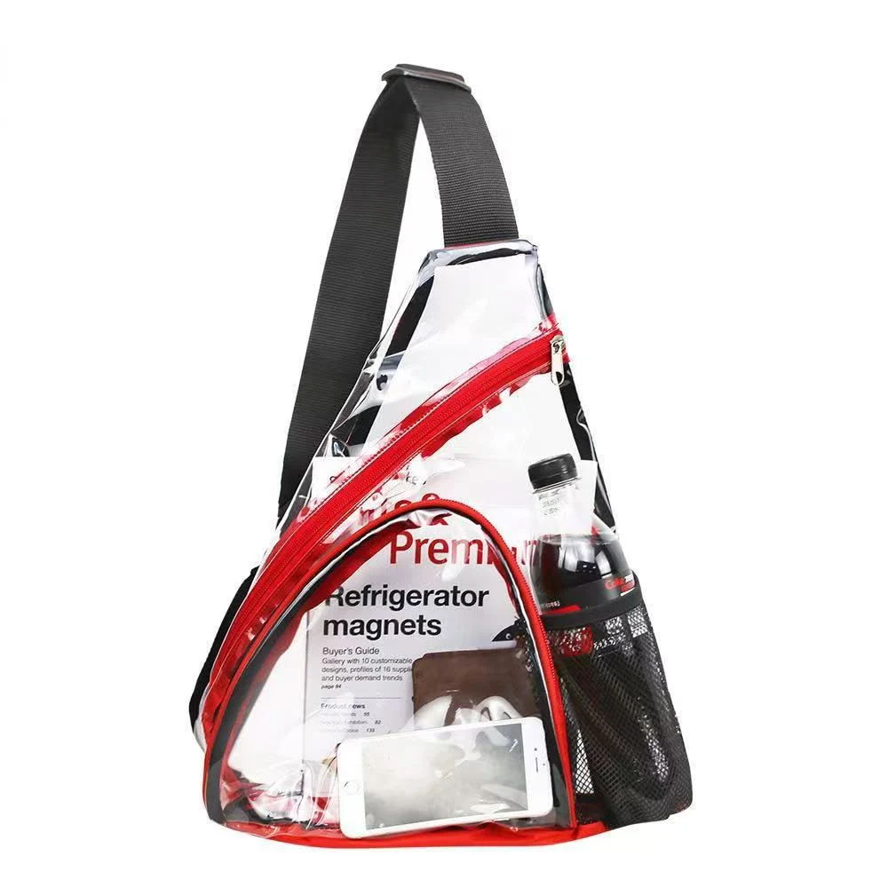 Plastic Transparent Single-shoulder Portable Crossbody Bag Waterproof And Large-capacity — image 5