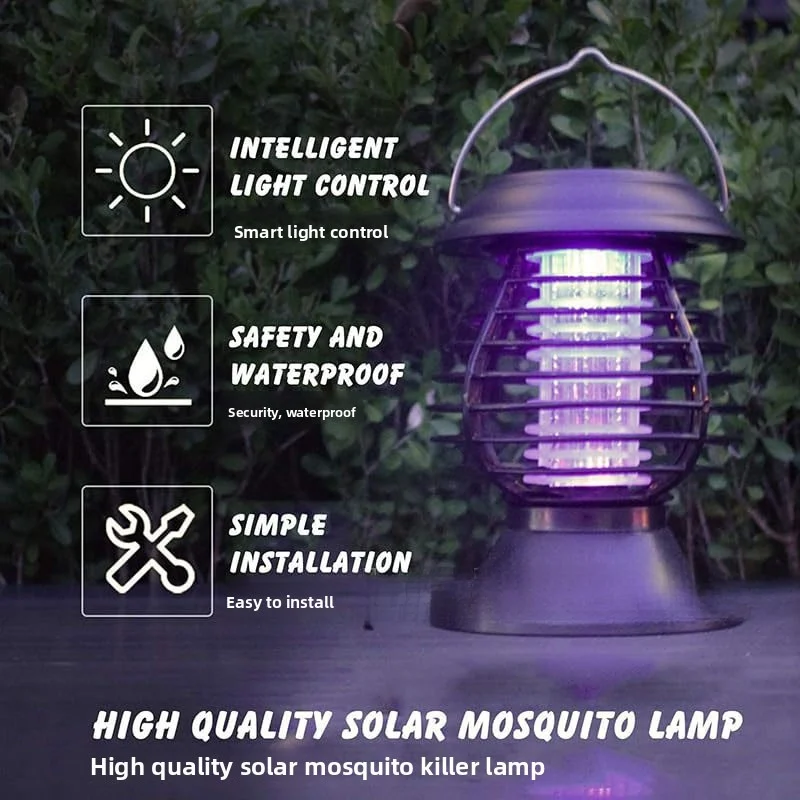 Plug-in Solar Mosquito Killer Lamp, Outdoor LED Electric Shock Type, For Household,… — image 4