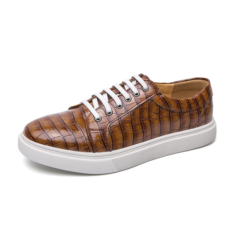 Plus-size Lace-up British-style Personalized Casual Mens Sneakers — image 6