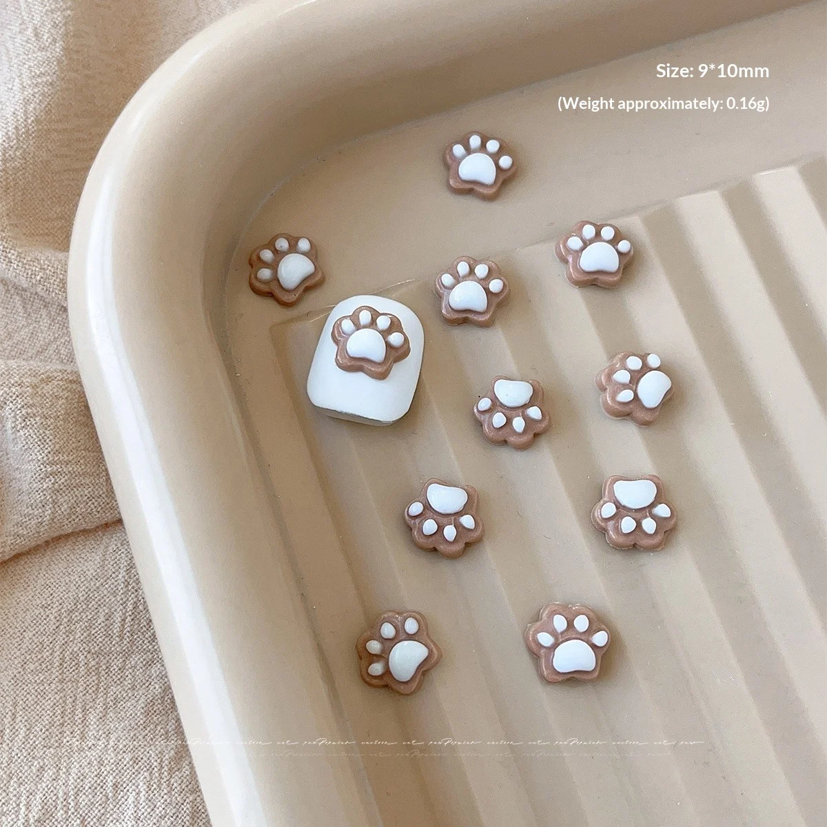 Plush Cat Claw Nail Art Accessorydelicate And Versatile — variant image