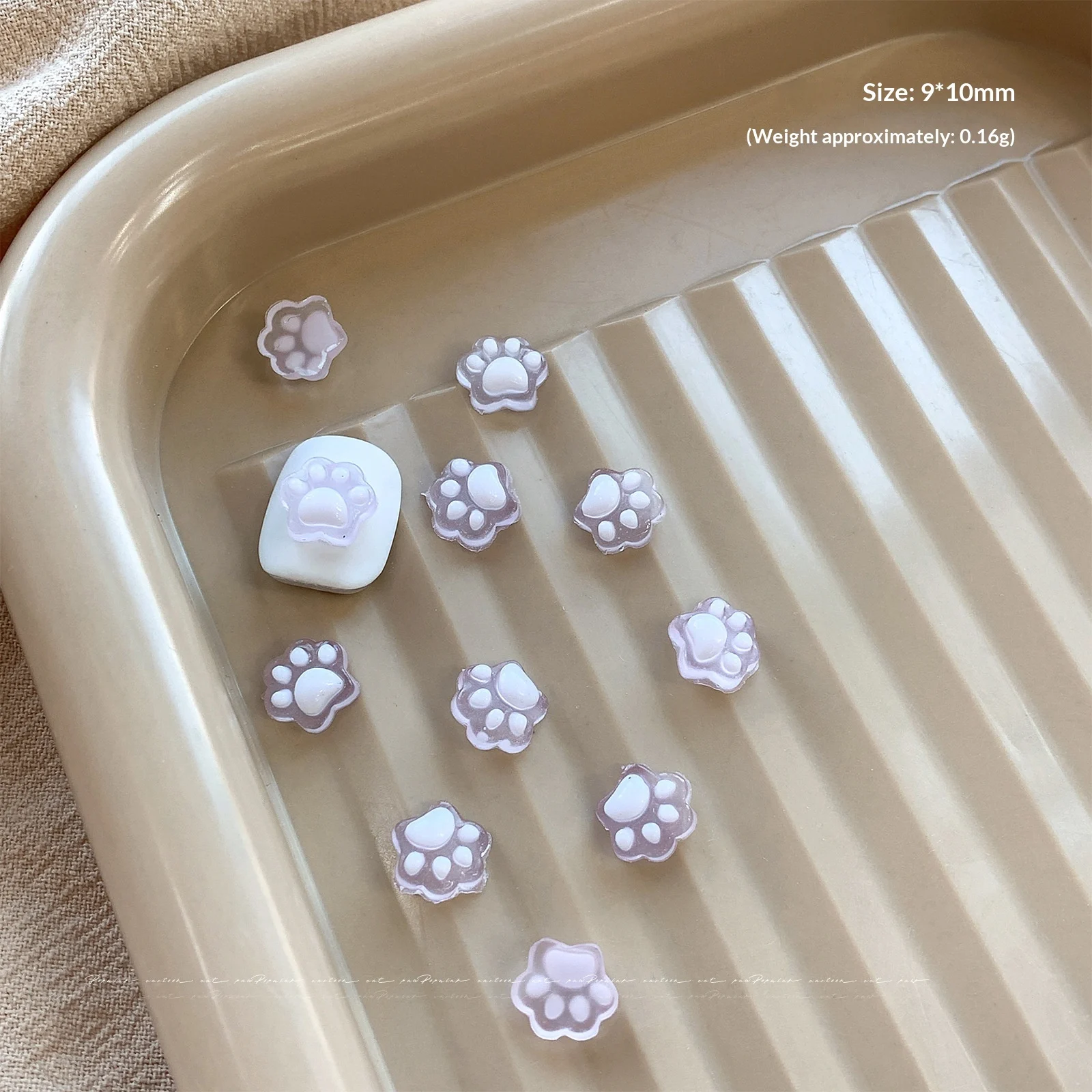 Plush Cat Claw Nail Art Accessorydelicate And Versatile — variant image
