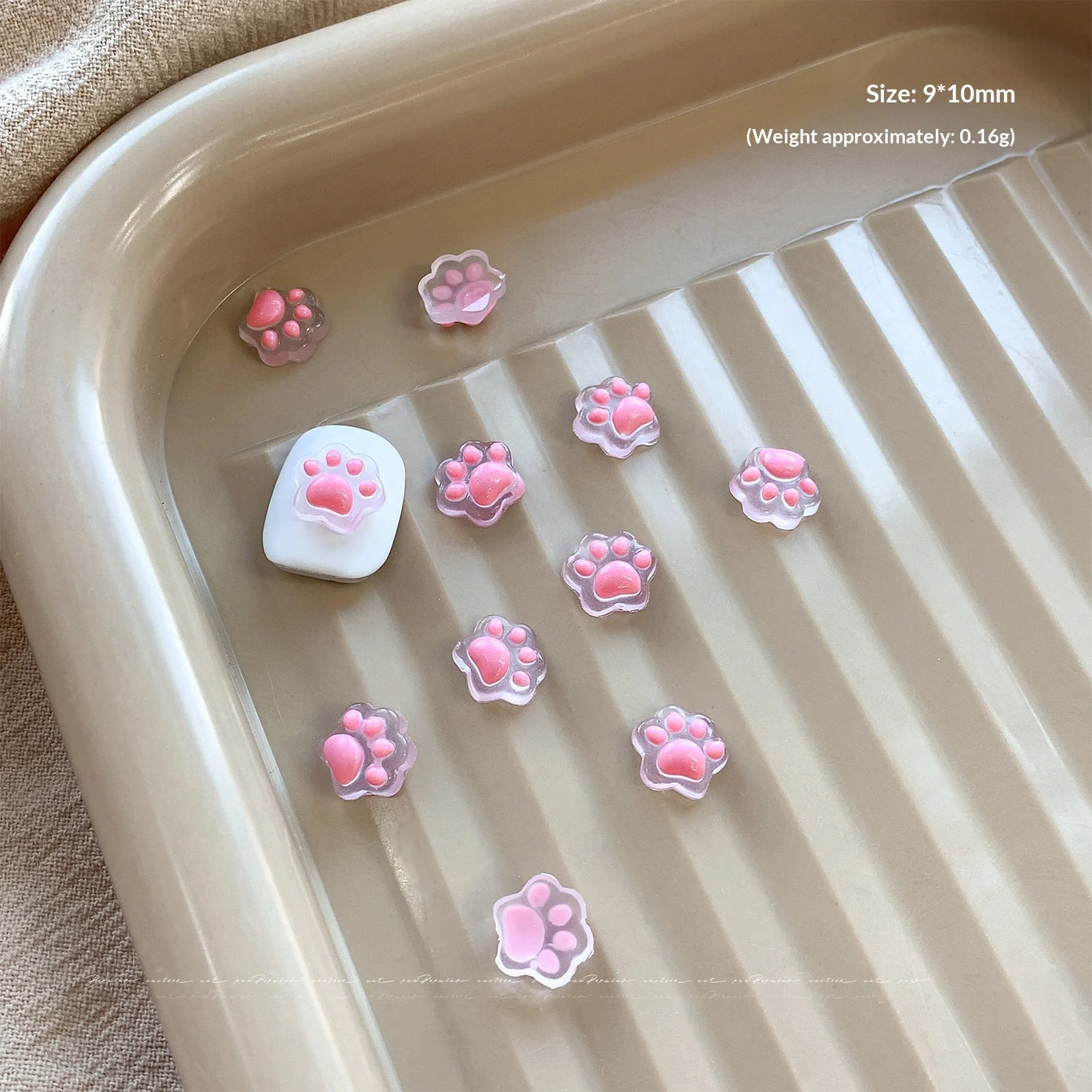 Plush Cat Claw Nail Art Accessorydelicate And Versatile — variant image