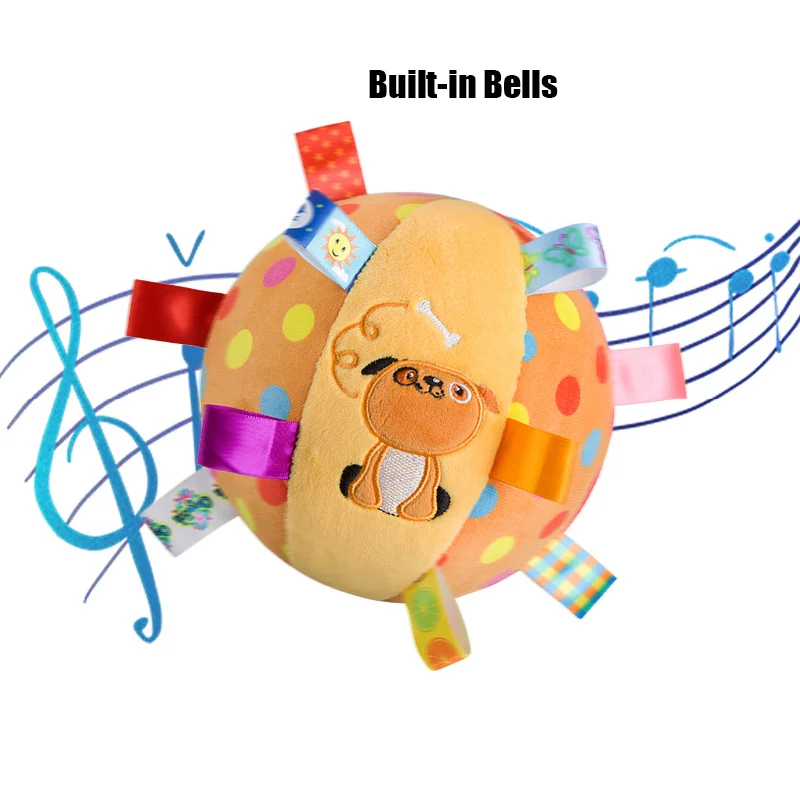 Plush Dog Sound Ringing Ball, Interactive Pet Toy, Teeth Cleaning, Chewing Big Dog, Little — image 7