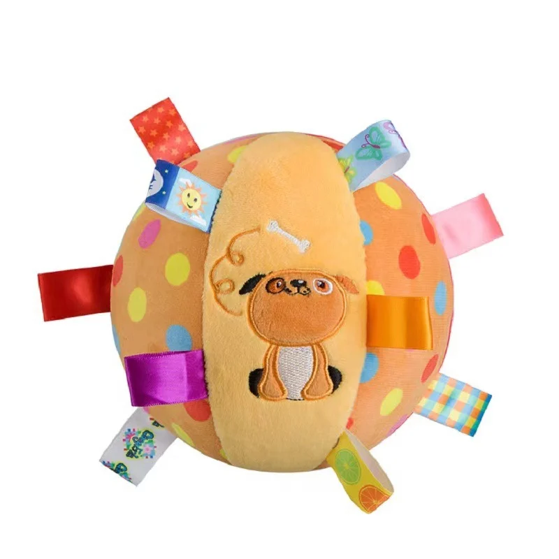 Plush Dog Sound Ringing Ball, Interactive Pet Toy, Teeth Cleaning, Chewing Big Dog, Little — image 4