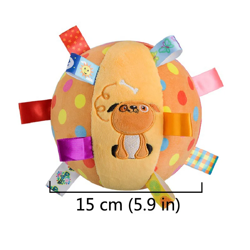 Plush Dog Sound Ringing Ball, Interactive Pet Toy, Teeth Cleaning, Chewing Big Dog, Little — image 5