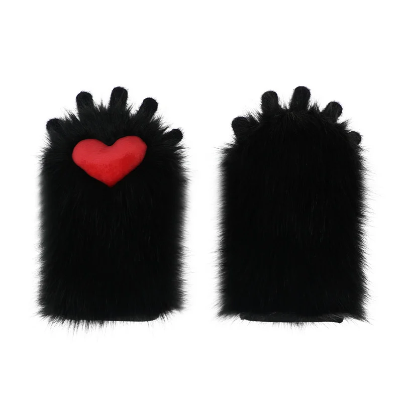 Plush-style Animal Costume Claw Gloves For Women — image 7