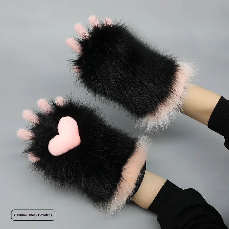 Plush-style Animal Costume Claw Gloves For Women — image 5