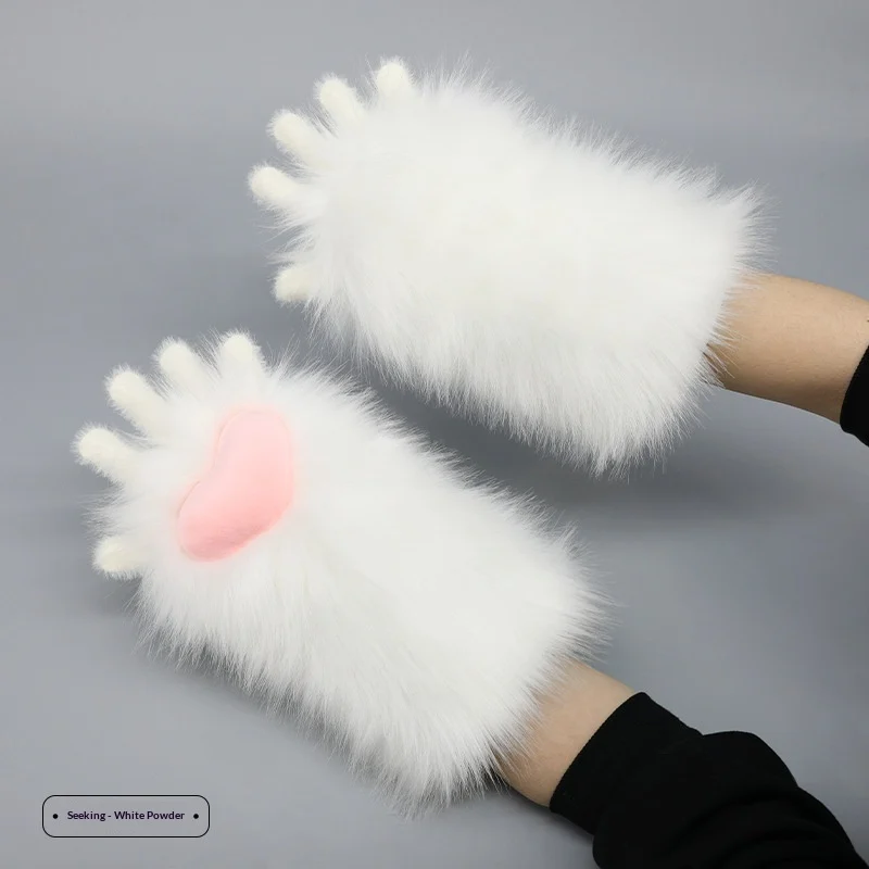 Plush-style Animal Costume Claw Gloves For Women — image 8