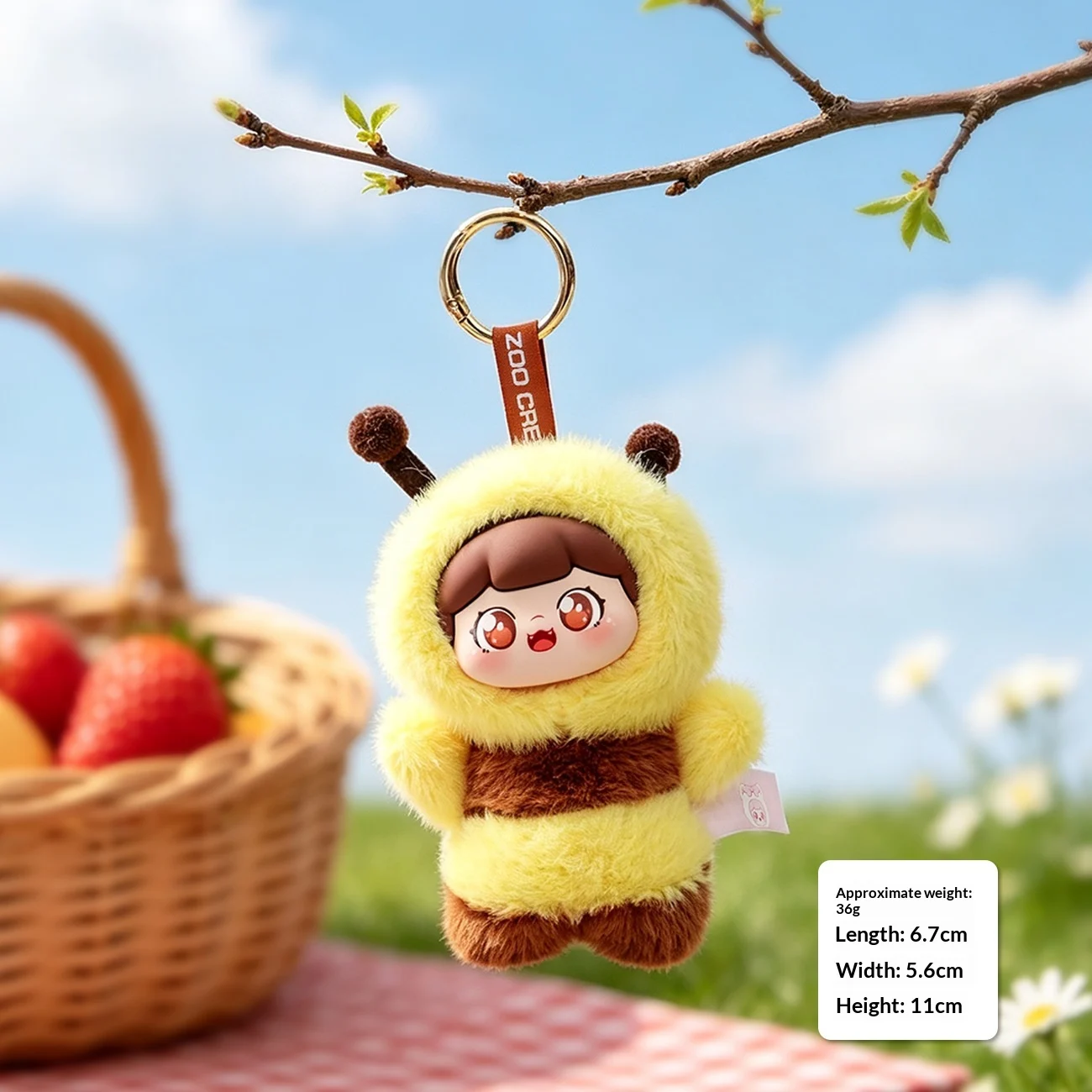 Plush Sweet Cub Animal Series Keychain — image 6