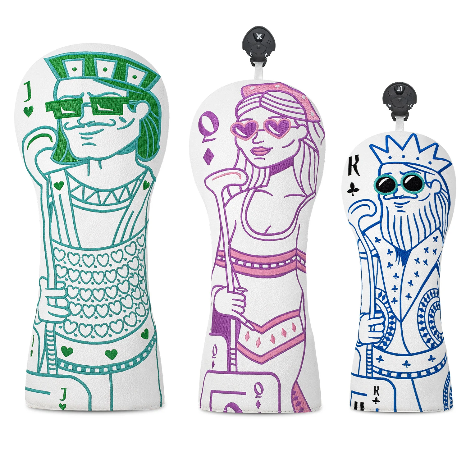 Poker-theme Golf Club Covers Creative Set — image 7
