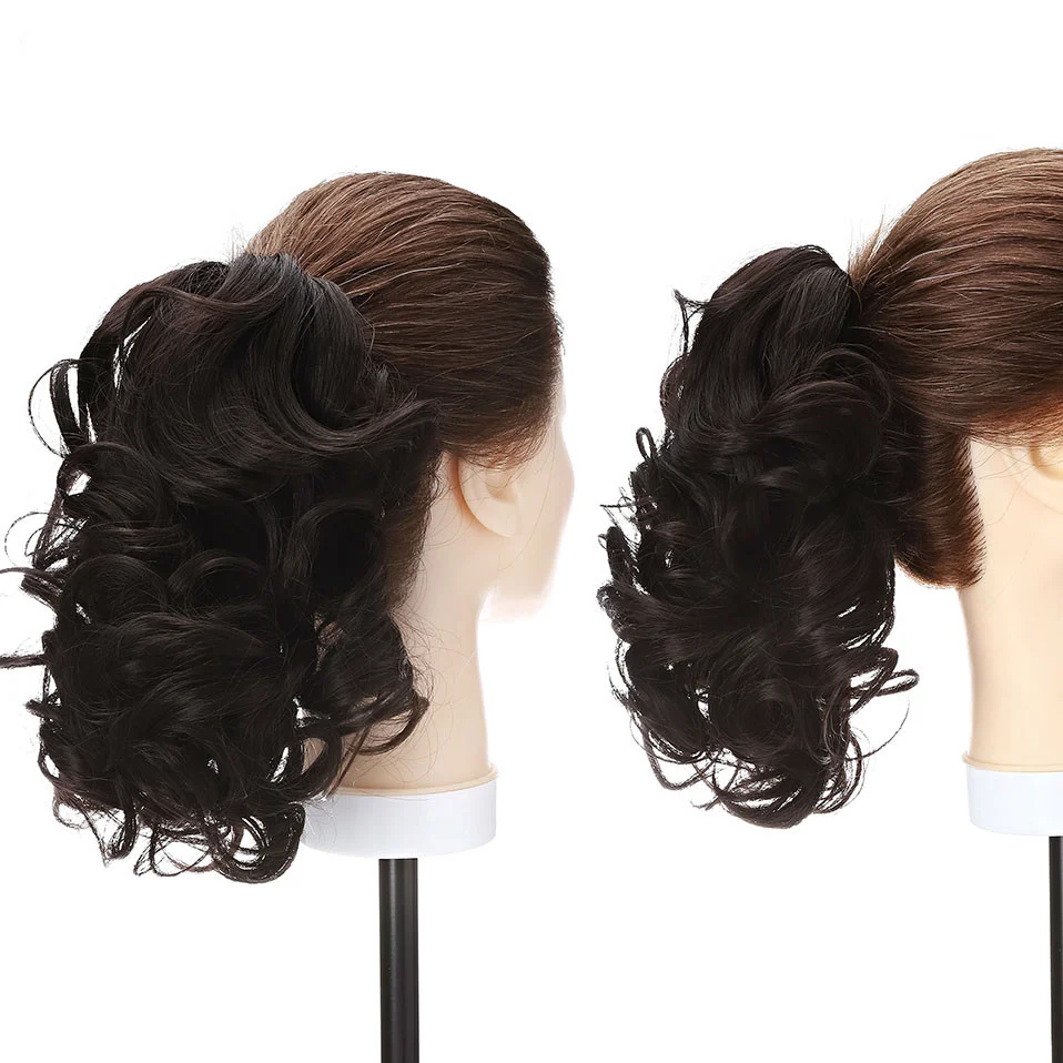 Ponytail Wig Women Short Curly Pear Claw Clip — image 3