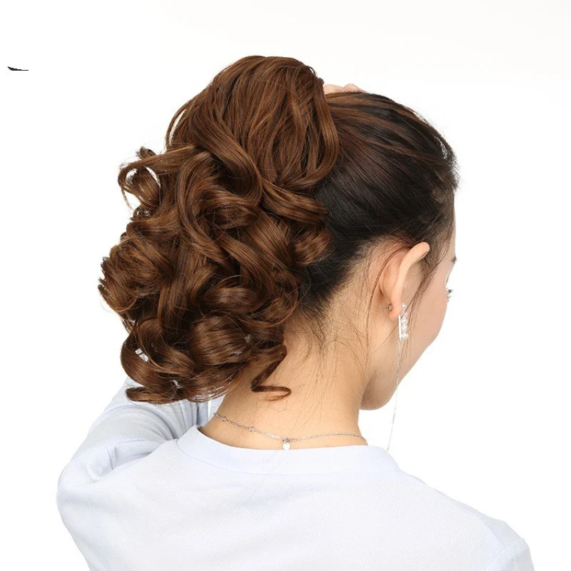 Ponytail Wig Women Short Curly Pear Claw Clip — image 1