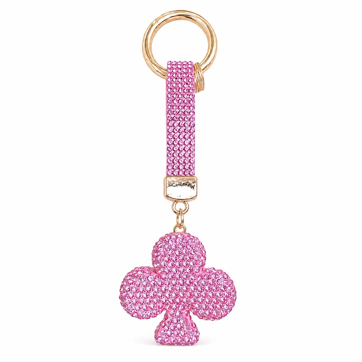 Porcelain Clay Full-diamond Plum Blossom Keychain — image 6