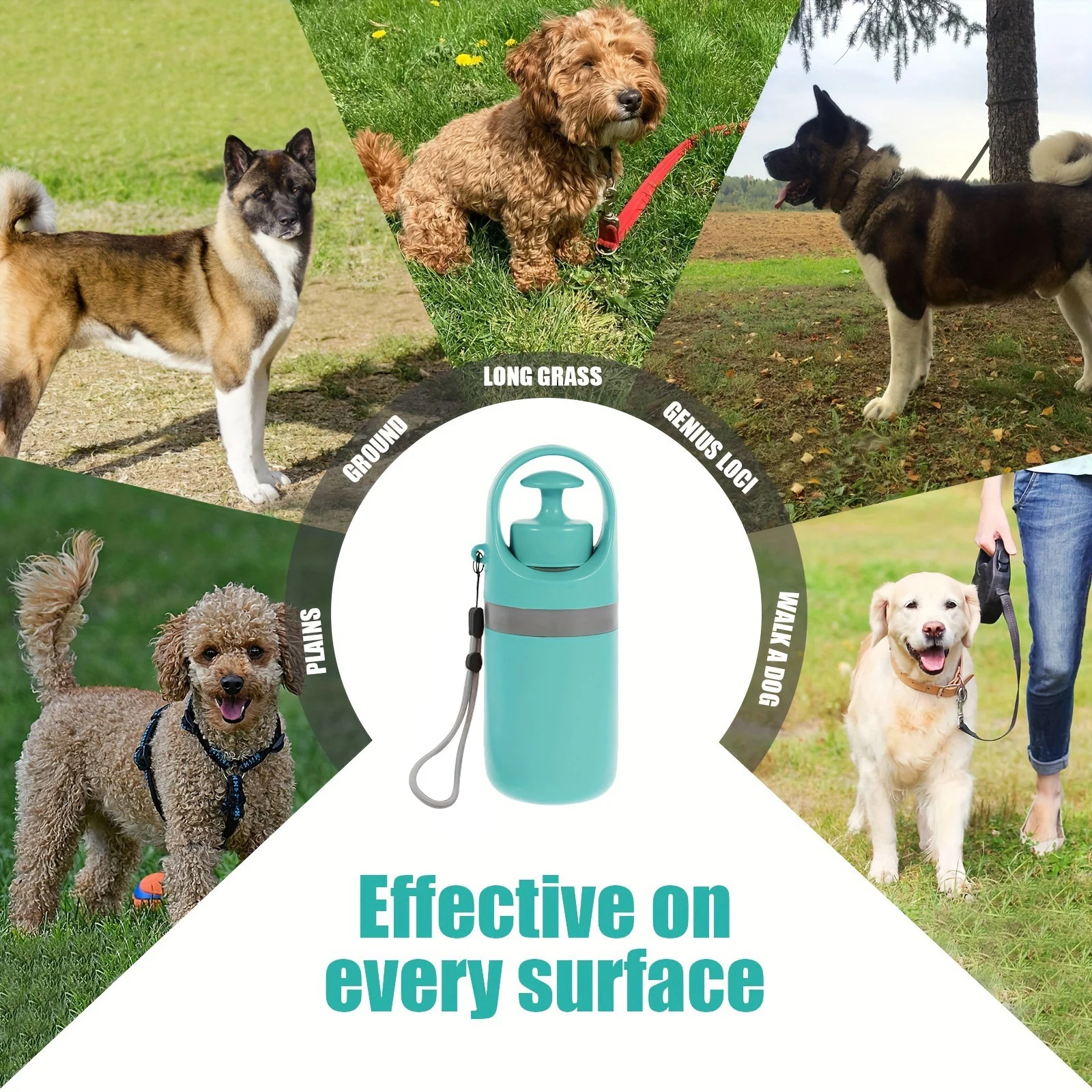 Portable 6-claw Pet Poop Scooper With Built-in Bag Dispenser — image 8