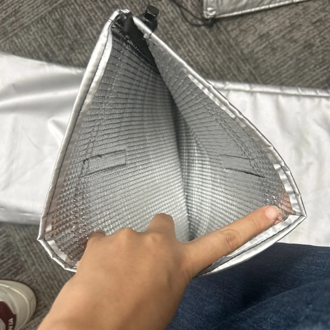 Portable Air Conditioner Hose Cover, Aluminum Foil Insulation, Expandable Dustproof… — image 3