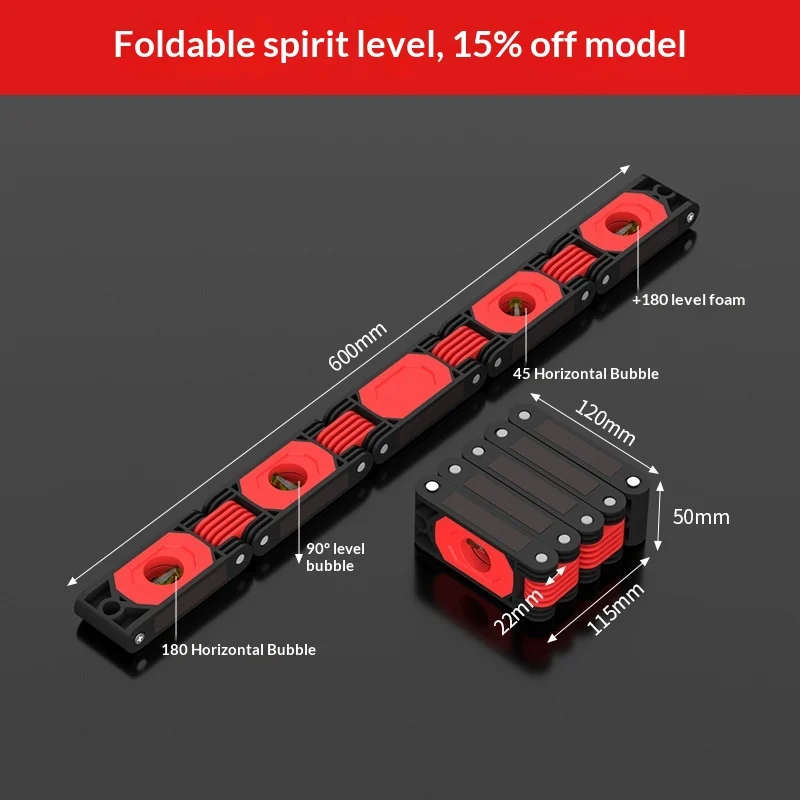 Portable Angle Measuring Instrument Folding Level — image 8
