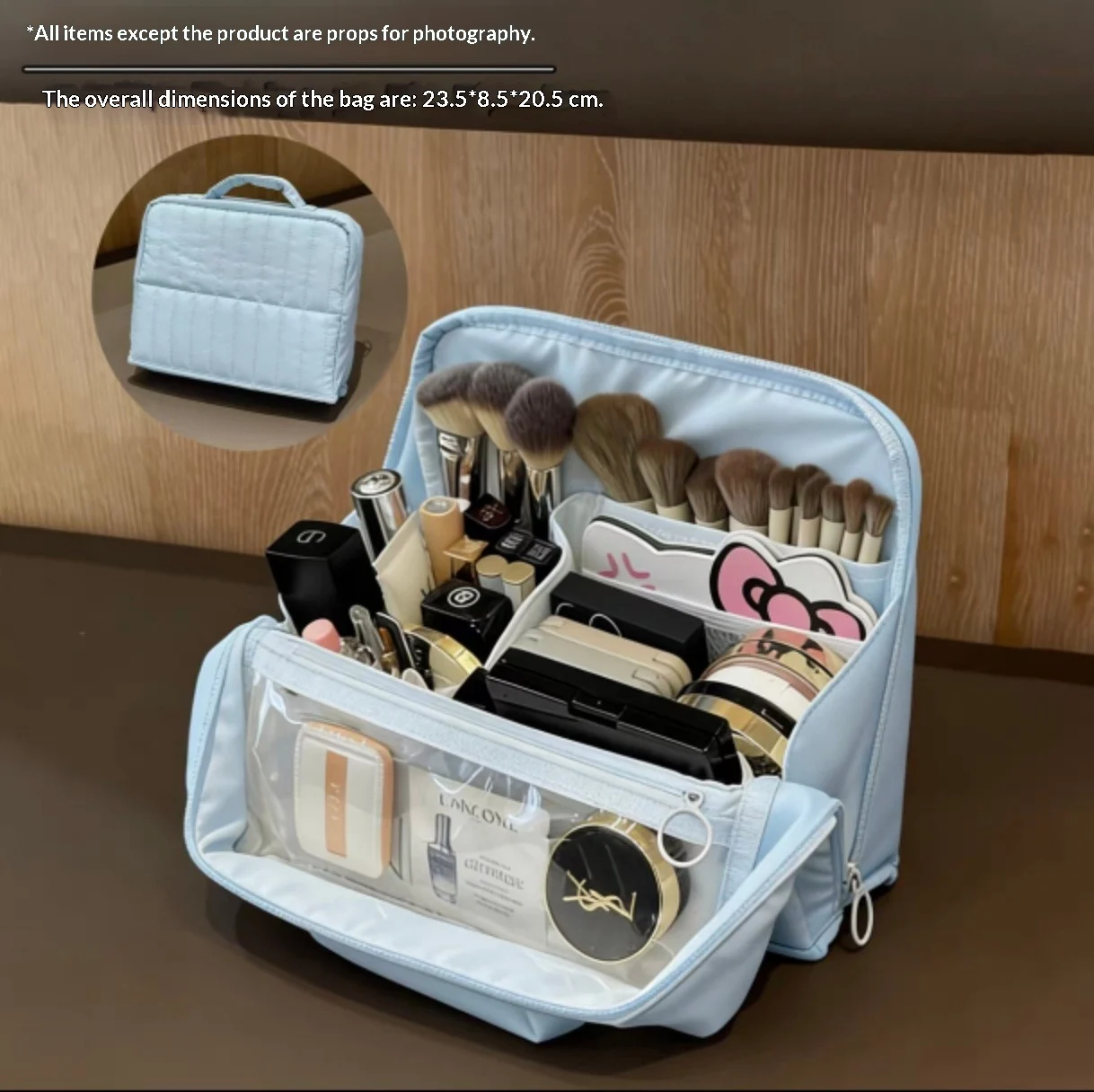 Portable Cosmetic Bag For Traveling Washing And Going Out — image 4