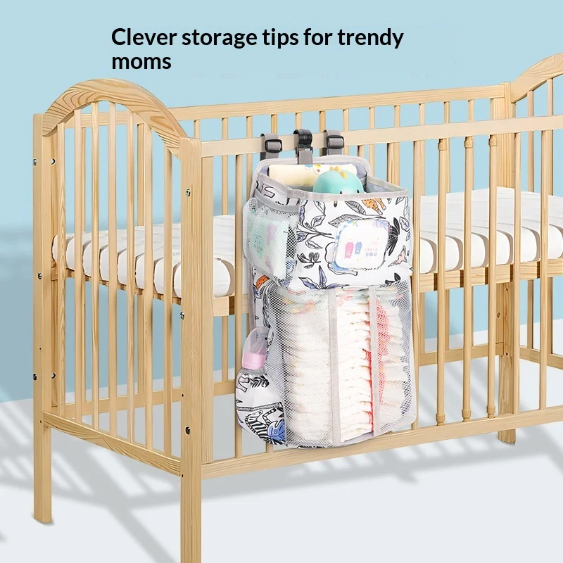 Portable Crib Hanging Bag Multi-functional Storage Organizer — image 7