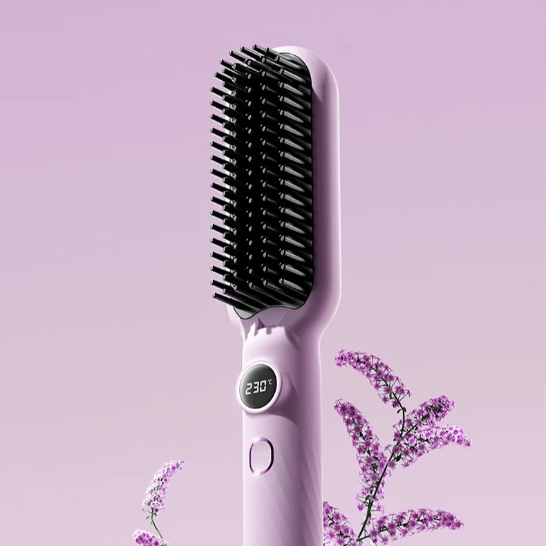 Portable Digital Display Lazy Straightening Comb That Doesnt Damage Hair — image 5