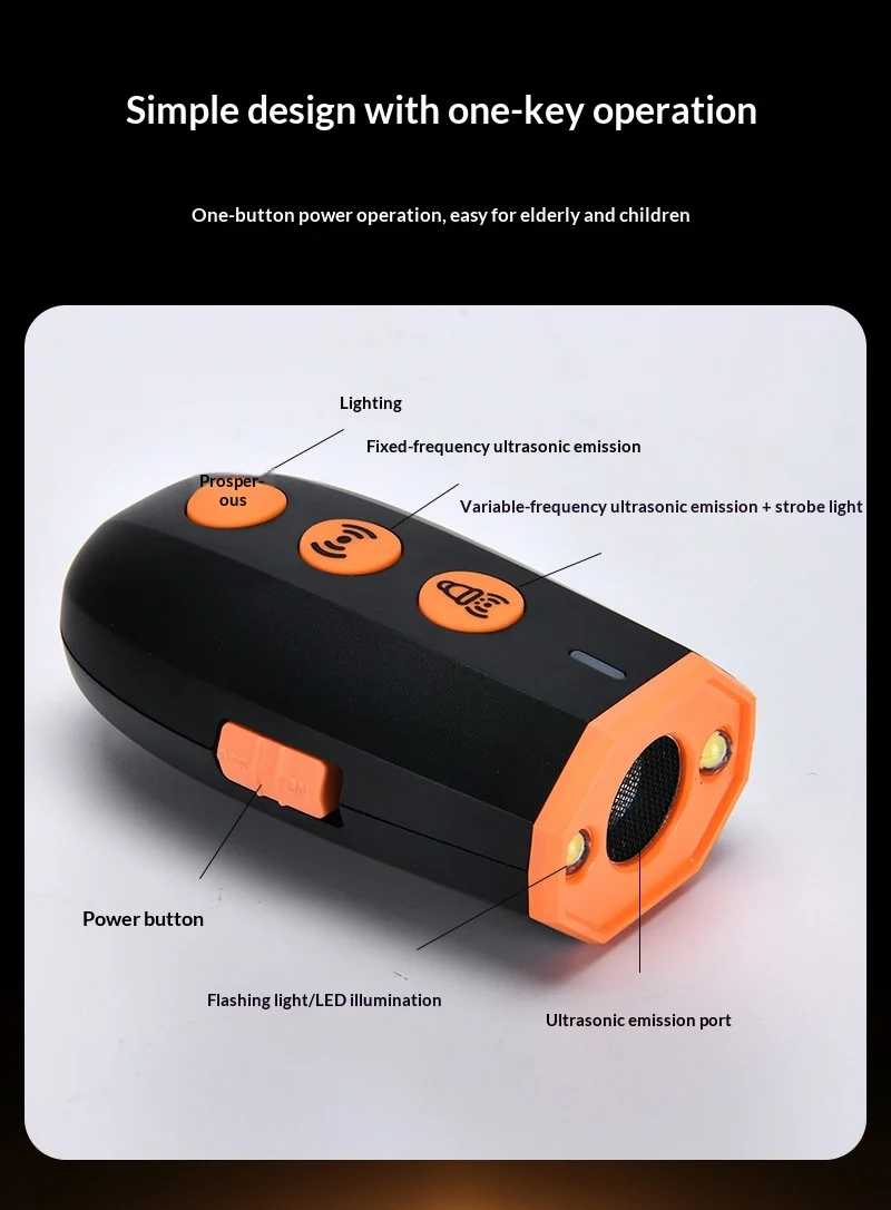 Portable Handheld Ultrasonic Dog Repeller — image 4