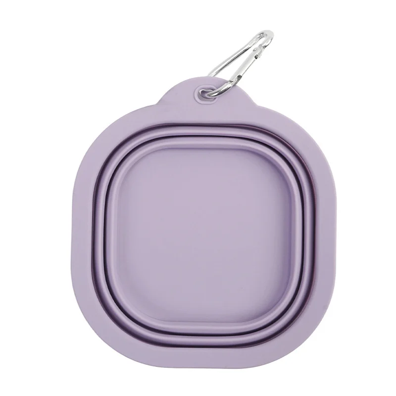 Portable Travel-friendly Foldable Silicone Pet Bowl — variant image