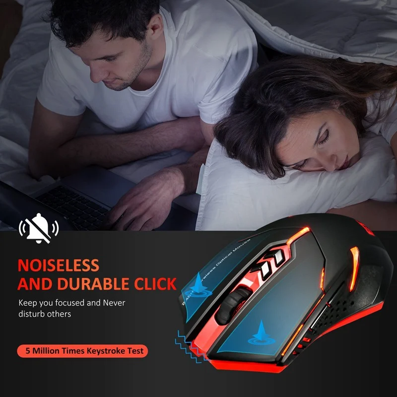 Power-saving Silent Luminous Wireless Mouse — image 2