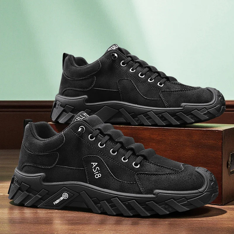 Premium Men's Platform Skate Shoes, Non-slip Wear-resistant Versatile Casual Athletic… — image 4