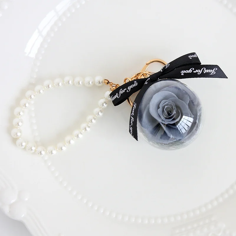 Preserved Flower Keychain Car Pendantfinished Product — image 18