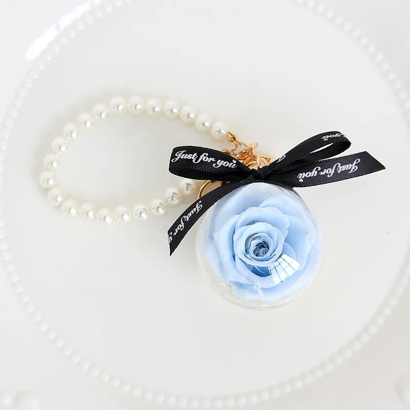 Preserved Flower Keychain Car Pendantfinished Product — image 3
