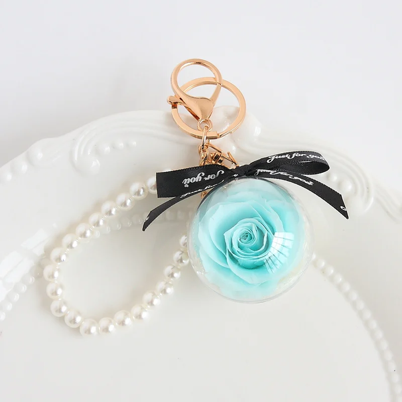 Preserved Flower Keychain Car Pendantfinished Product — image 16