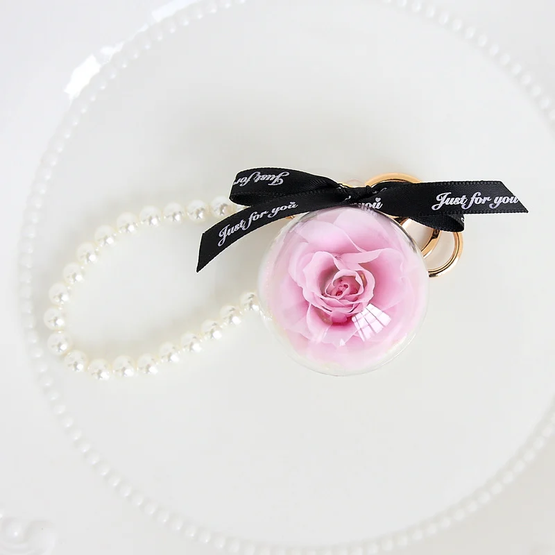 Preserved Flower Keychain Car Pendantfinished Product — image 7