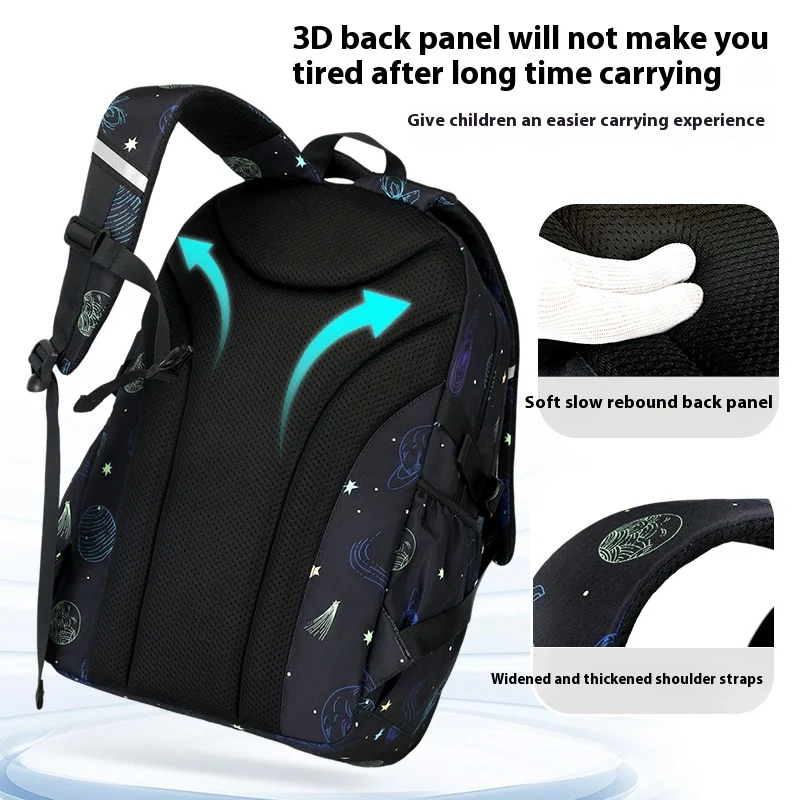 Primary School Student Starry Sky Leisure Schoolbag Junior High Backpack — image 4